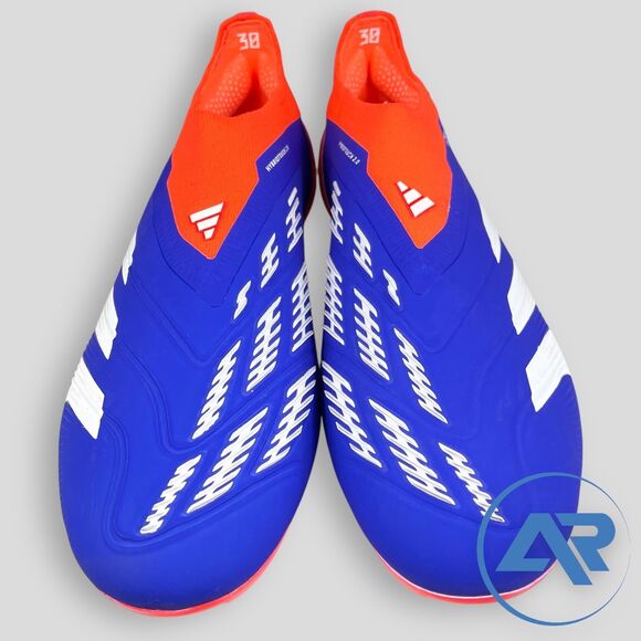 Adidas Predator Elite Laceless LL AG Blue Men's Size 9.5  Soccer Cleats IF6430 - Picture 3 of 5